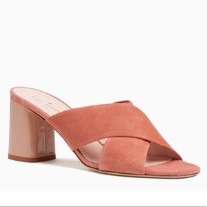 Kate Spade Denault Suede Patent Heel